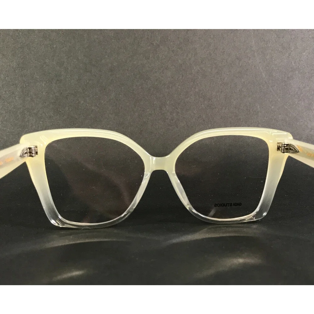 Gigi Studios Eyeglasses Frames GS1027/25O THRIVE 006 Ivory Clear Fade 53-14-140